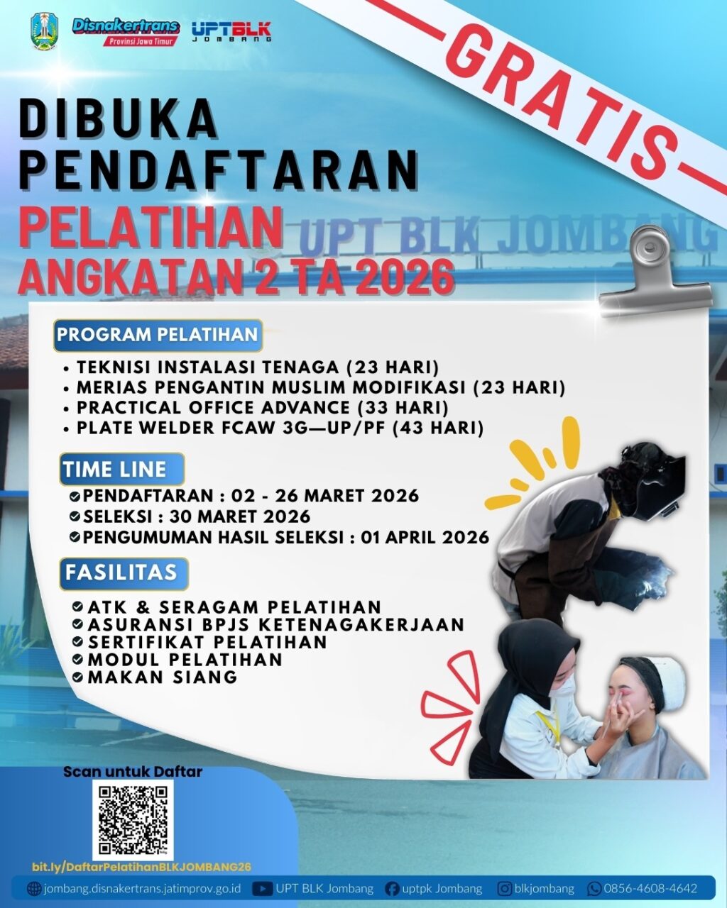 Info Pelatihan – Page 3 – UPT BLK DI JOMBANG