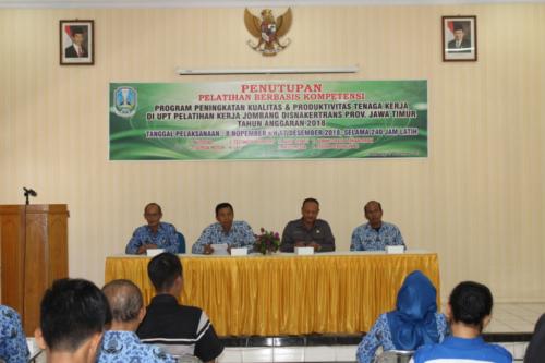 PENUTUPAN PELATIHAN INSTITUSIONAL TAHAP 7 TAHUN 2018