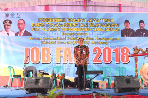 Sambutan Kadisnaker Prov Jatim